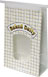 White Gloss Print Window Tin Tie Bag with Poly Liner